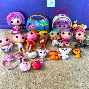Lolaloopsy Dolls & pets & lunchboxes 22pcs LOT